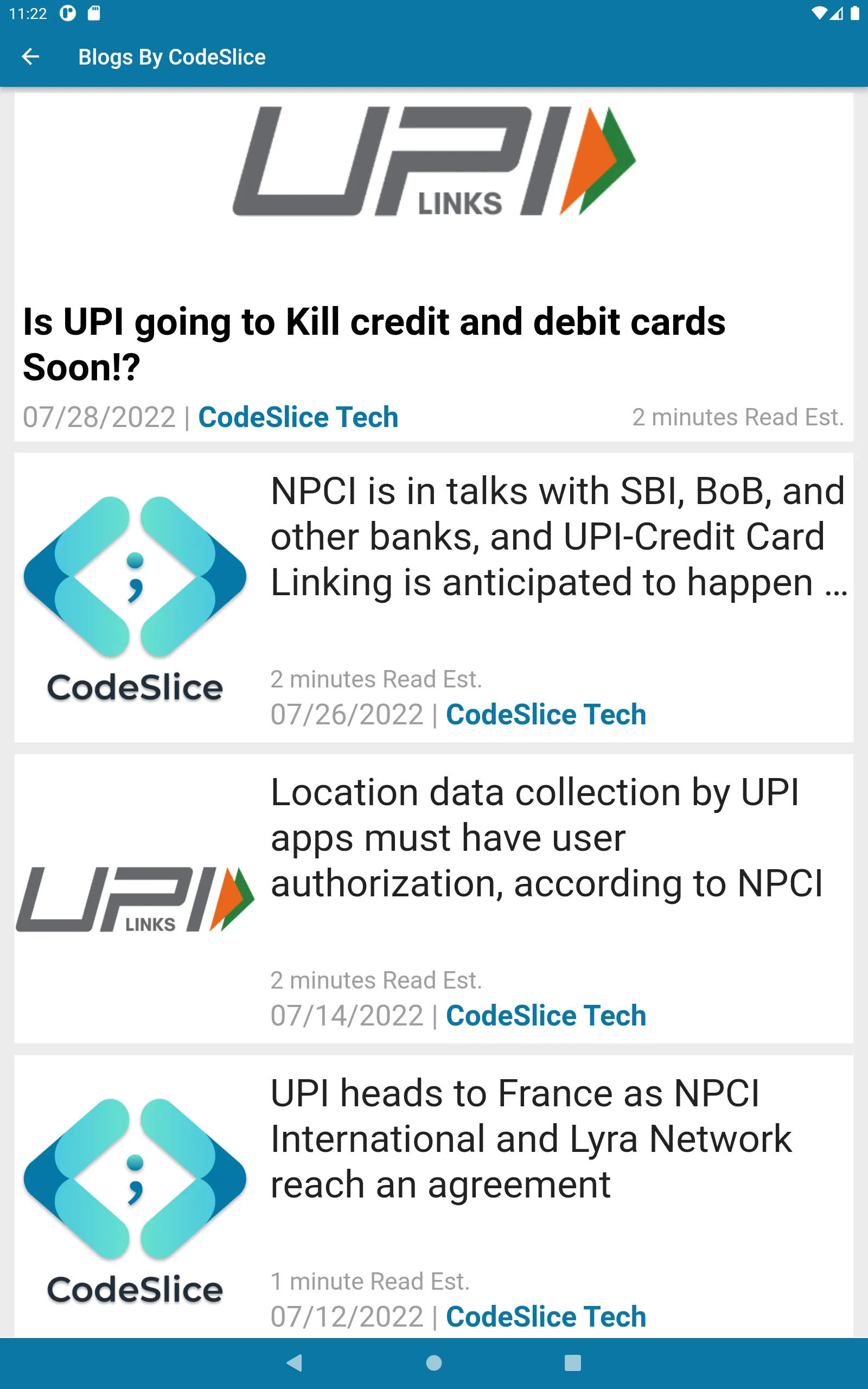 UPI Links | Indus Appstore | Screenshot