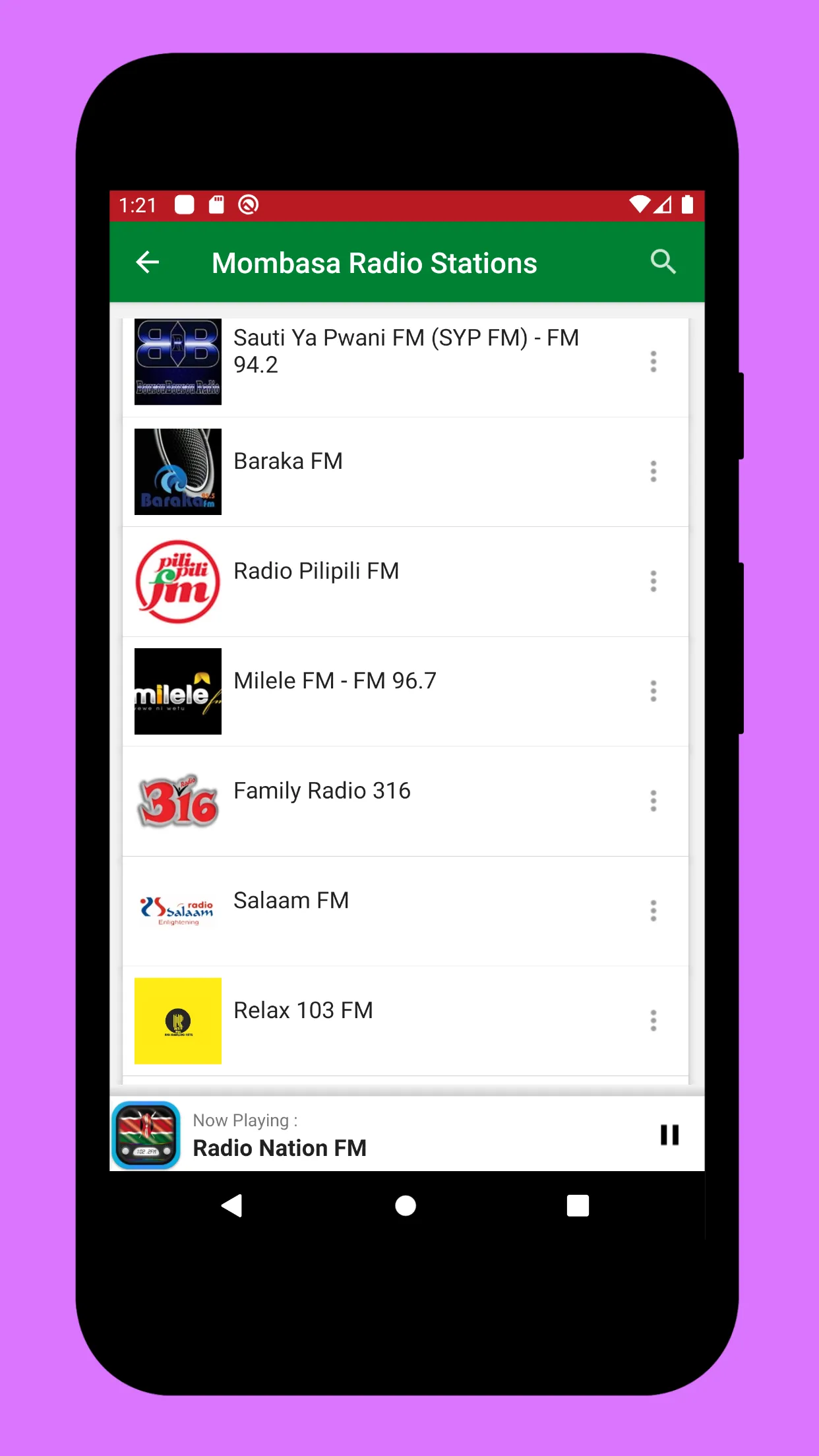 Radio Kenya + Radio Kenya FM | Indus Appstore | Screenshot