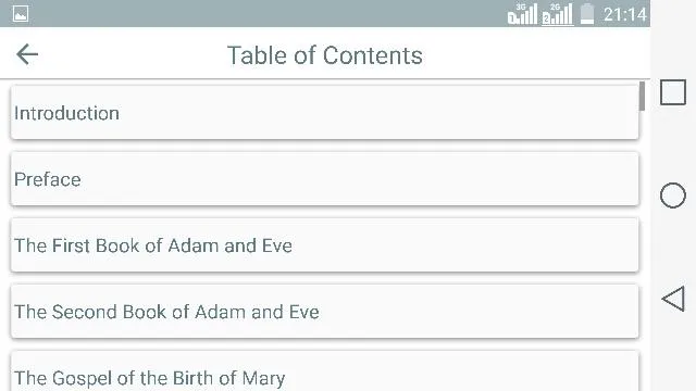 Lost Books of the Bible | Indus Appstore | Screenshot