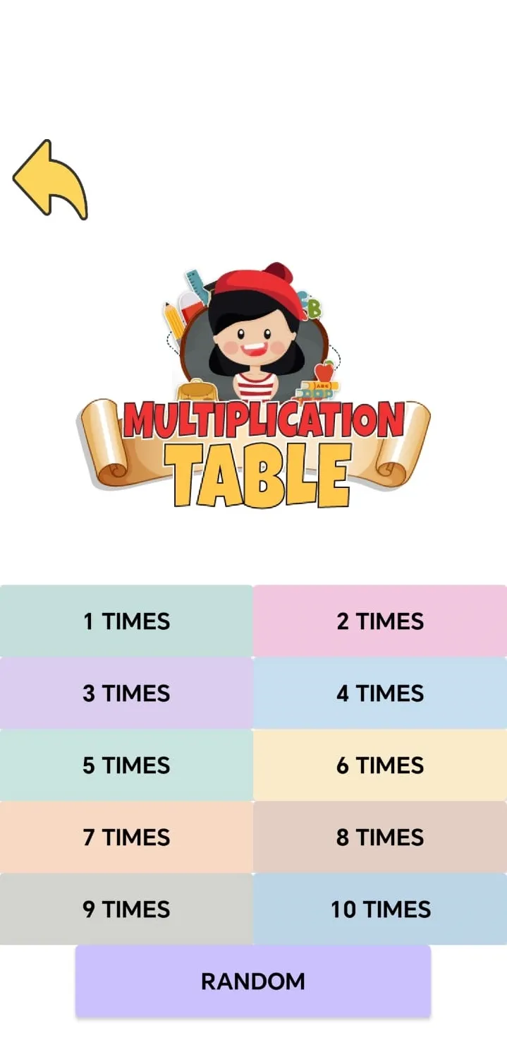 Multiplication Table | Indus Appstore | Screenshot