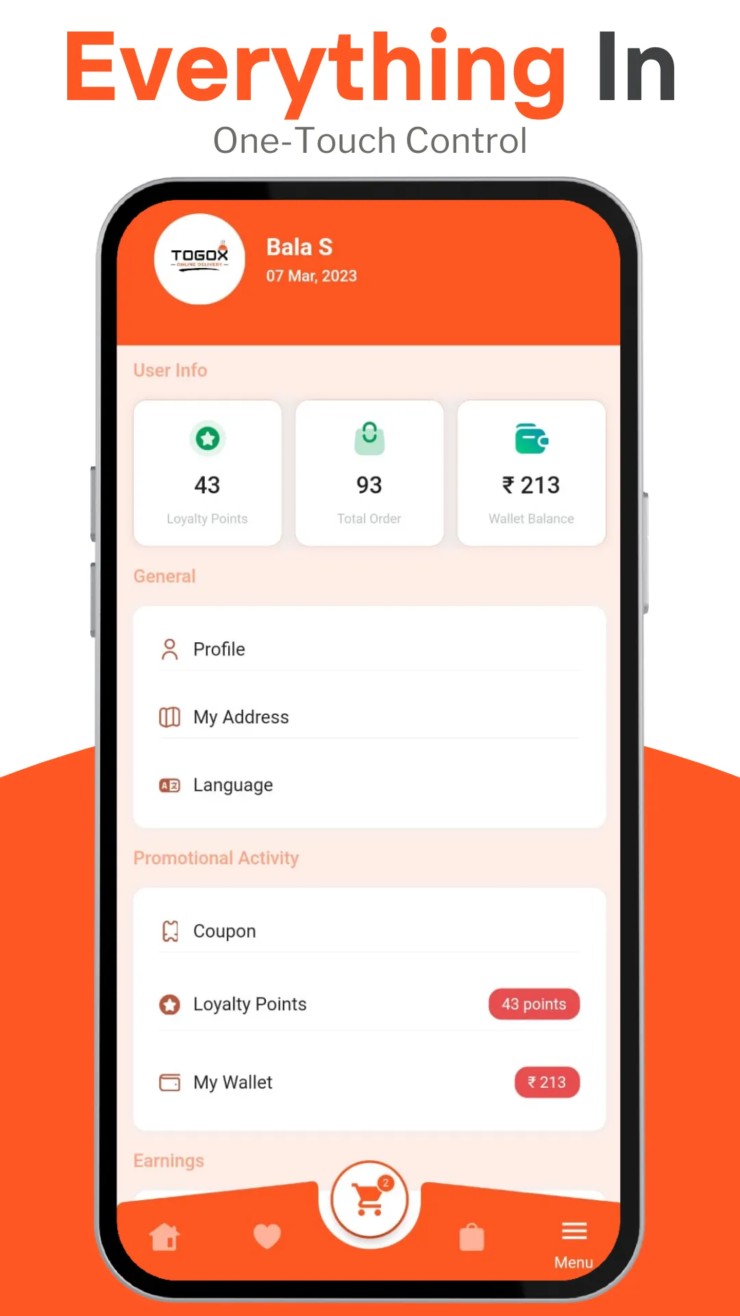 TOGOX - Delivery Partner | Indus Appstore | Screenshot