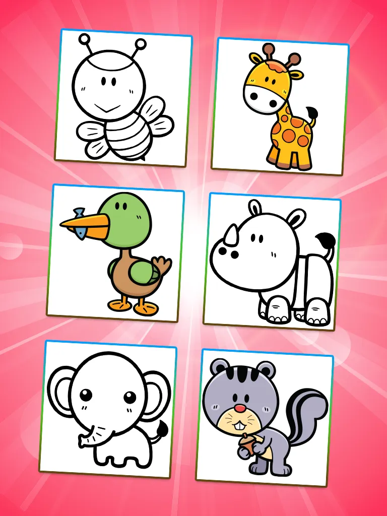 Coloring Games: Color Animals | Indus Appstore | Screenshot