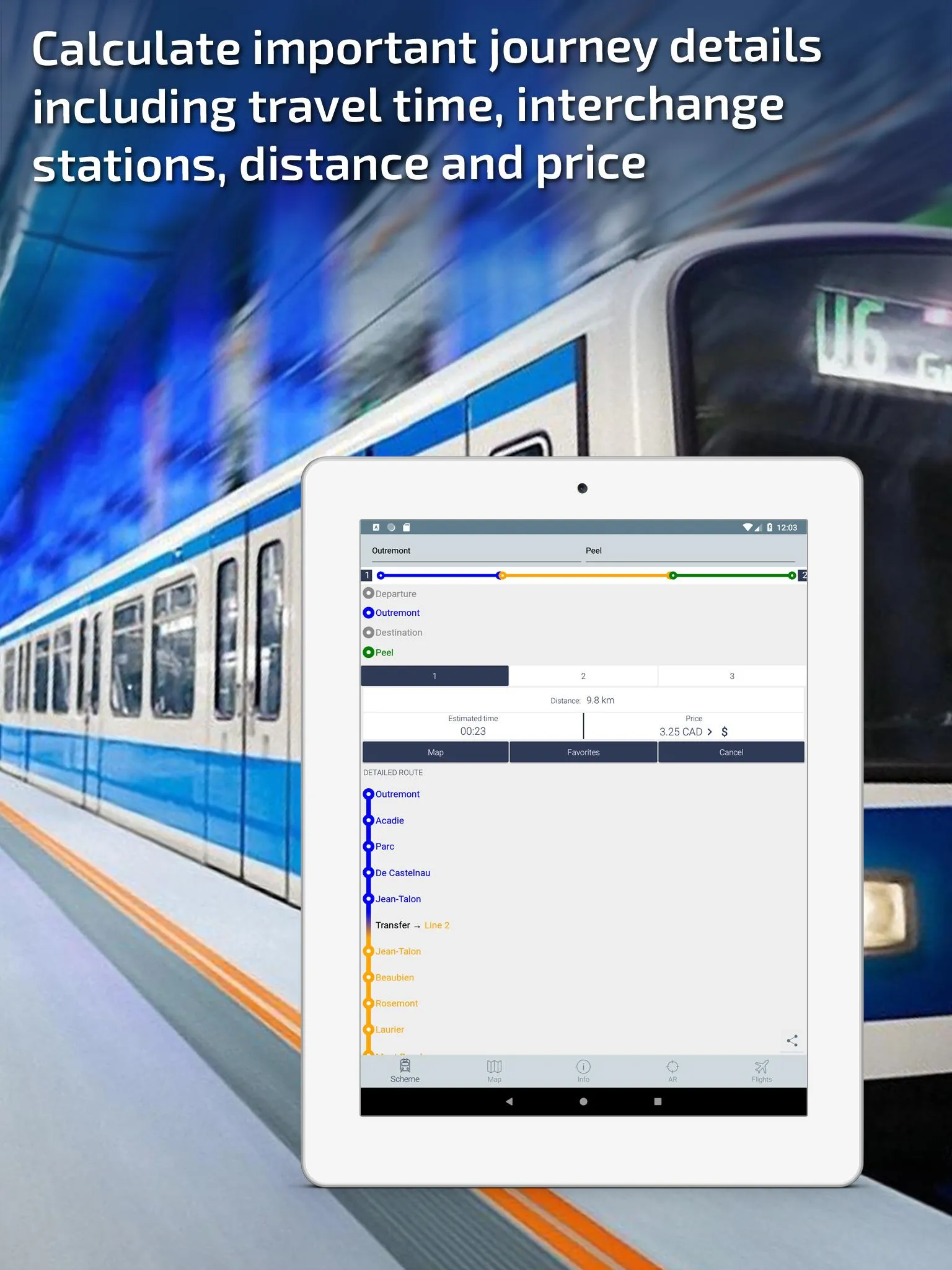 Montreal Metro Guide & Planner | Indus Appstore | Screenshot