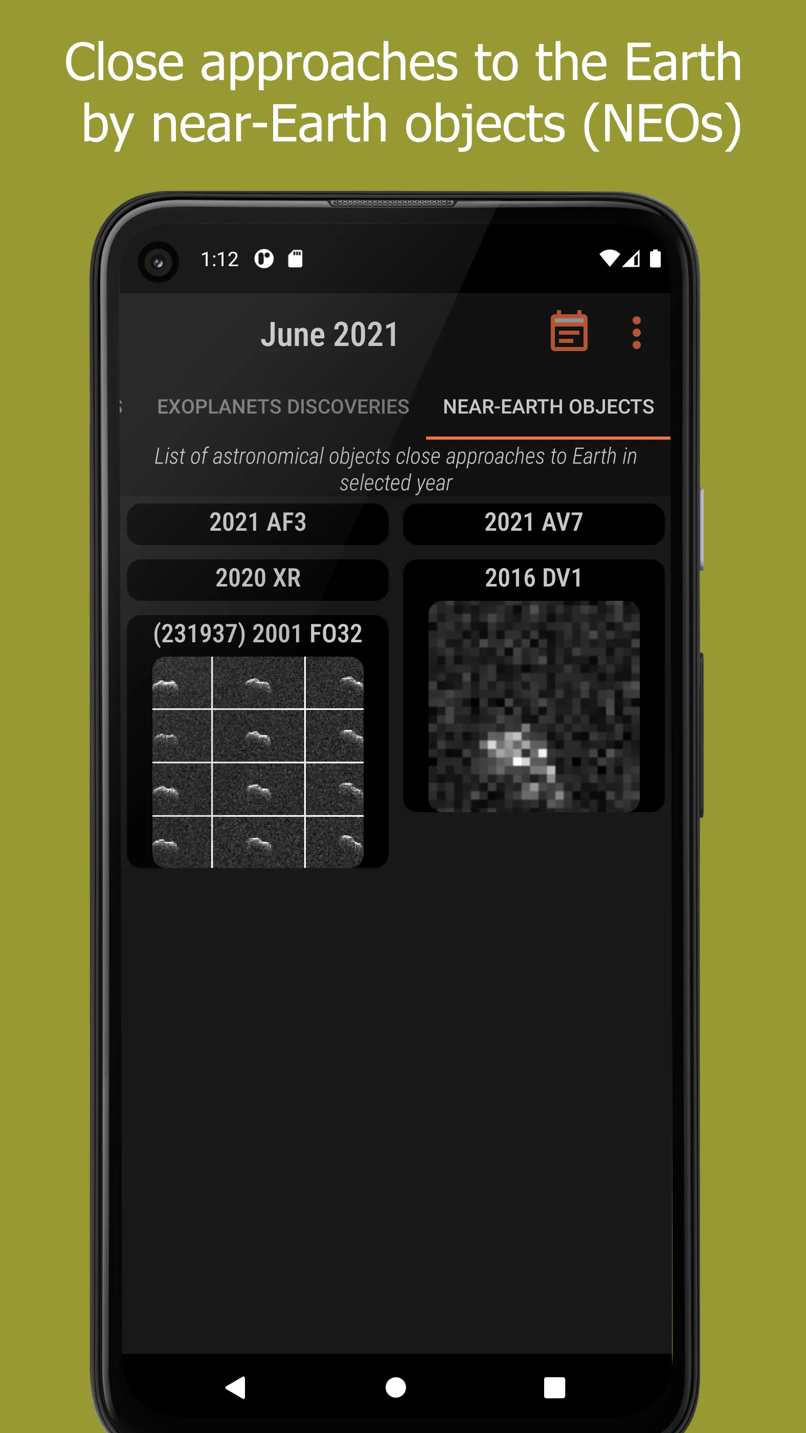 Space Oddity: cosmic calendar | Indus Appstore | Screenshot