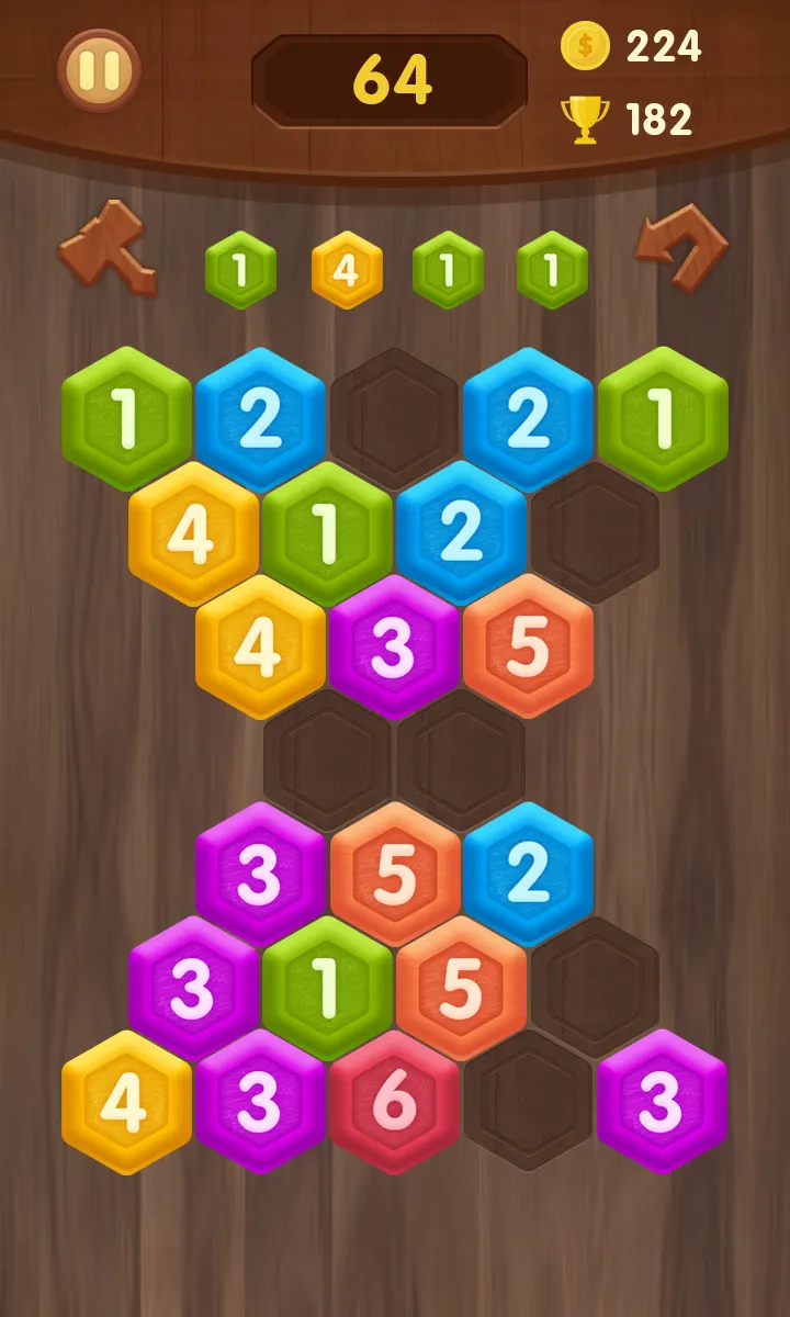 Hexa Crush Cell Puzzle | Indus Appstore | Screenshot