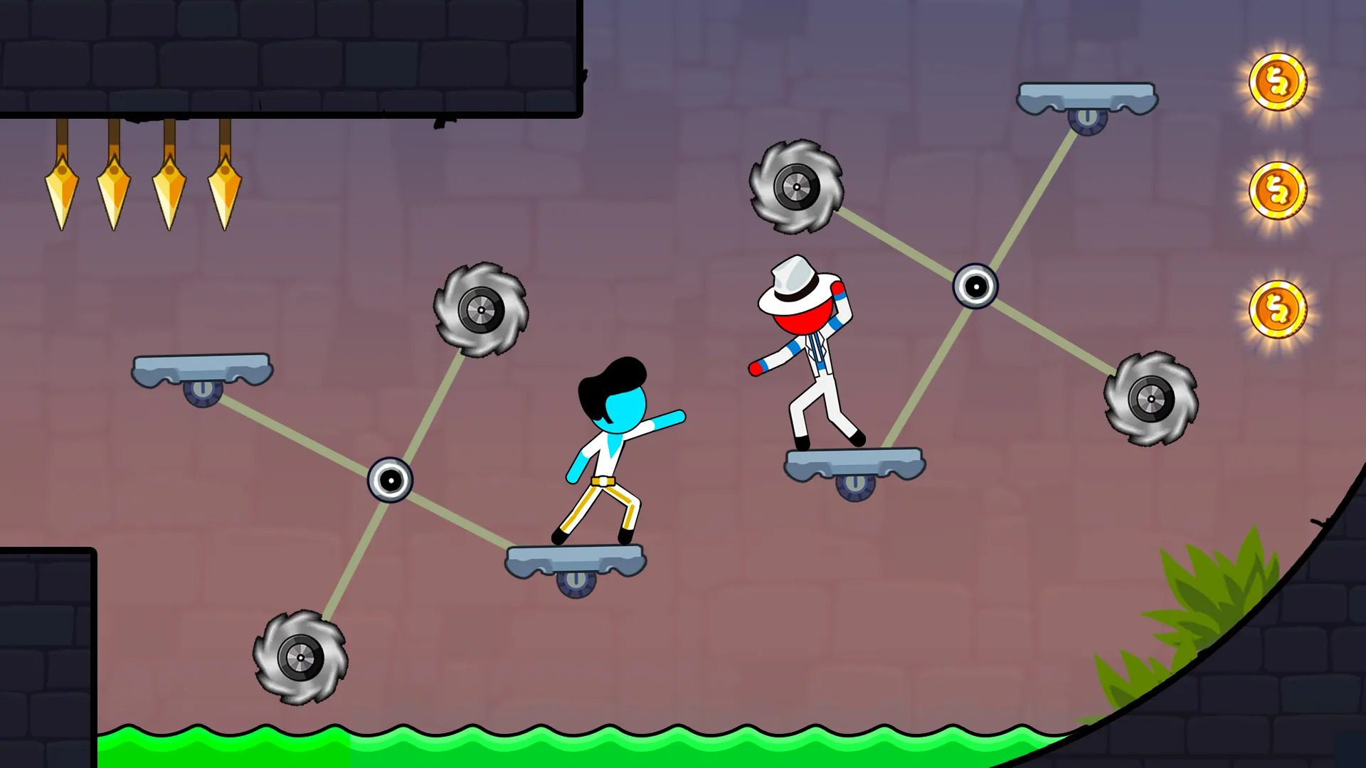 Stick Red boy and Blue girl | Indus Appstore | Screenshot