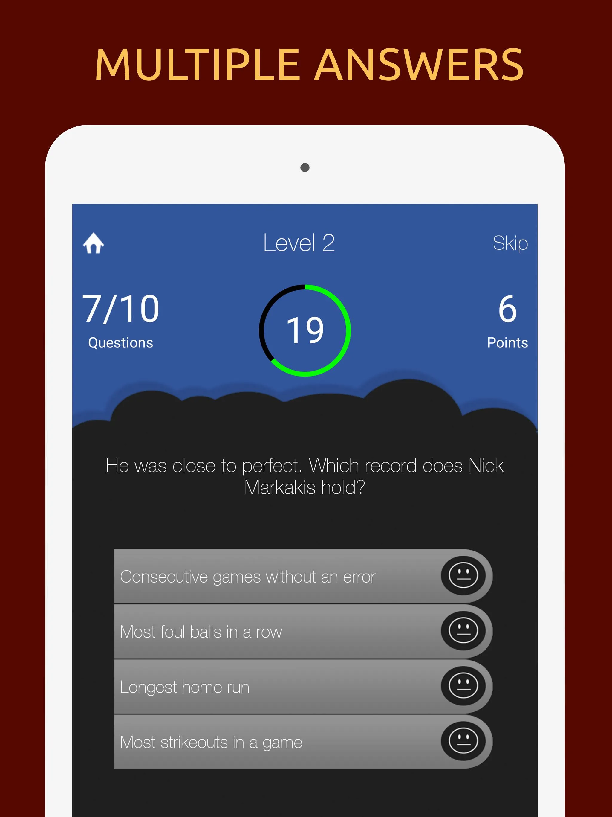 Baseball Quiz Test Trivia | Indus Appstore | Screenshot