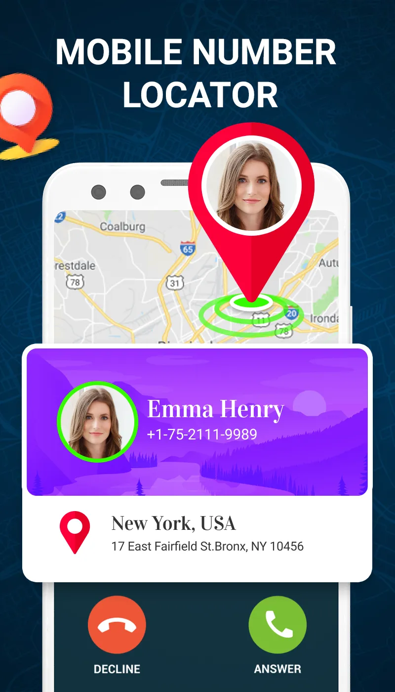 Caller phone locator by Number | Indus Appstore | Screenshot