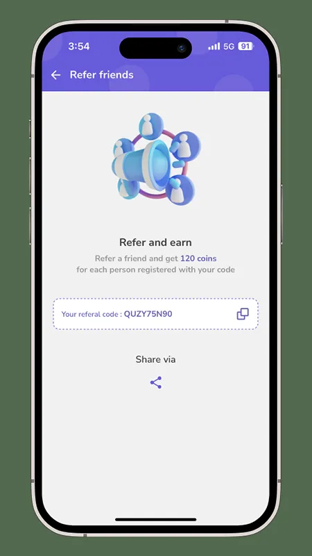 Flutter Quiz and Earn - Demo | Indus Appstore | Screenshot