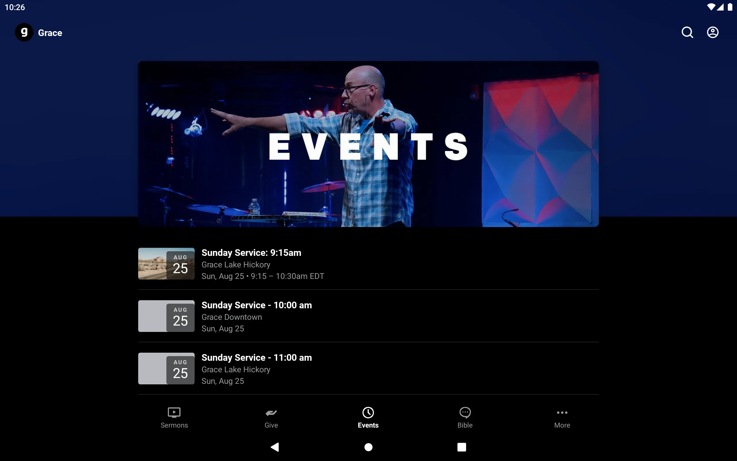 Grace Church Hickory | Indus Appstore | Screenshot