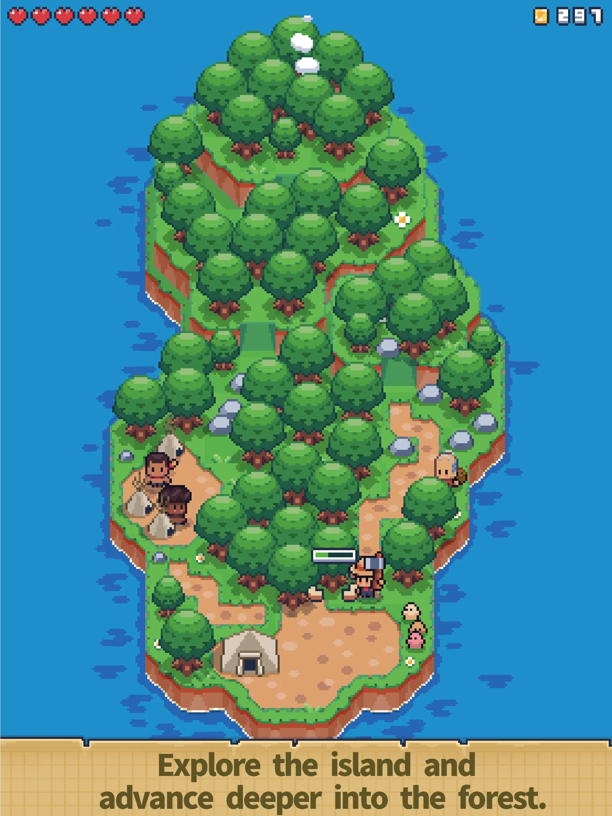 Tiny  Island Survival | Indus Appstore | Screenshot