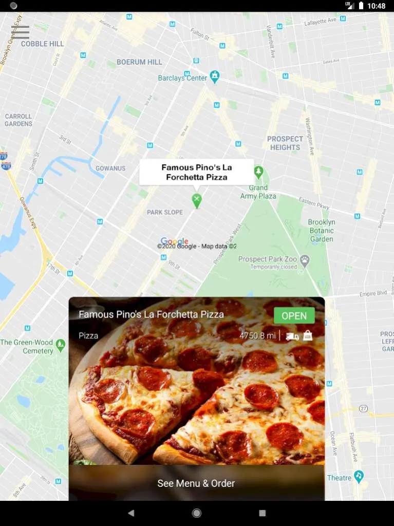 Pino's La Forchetta Pizza | Indus Appstore | Screenshot