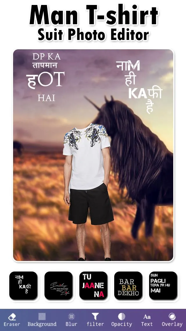 Man T-Shirt Suit Photo Editor | Indus Appstore | Screenshot