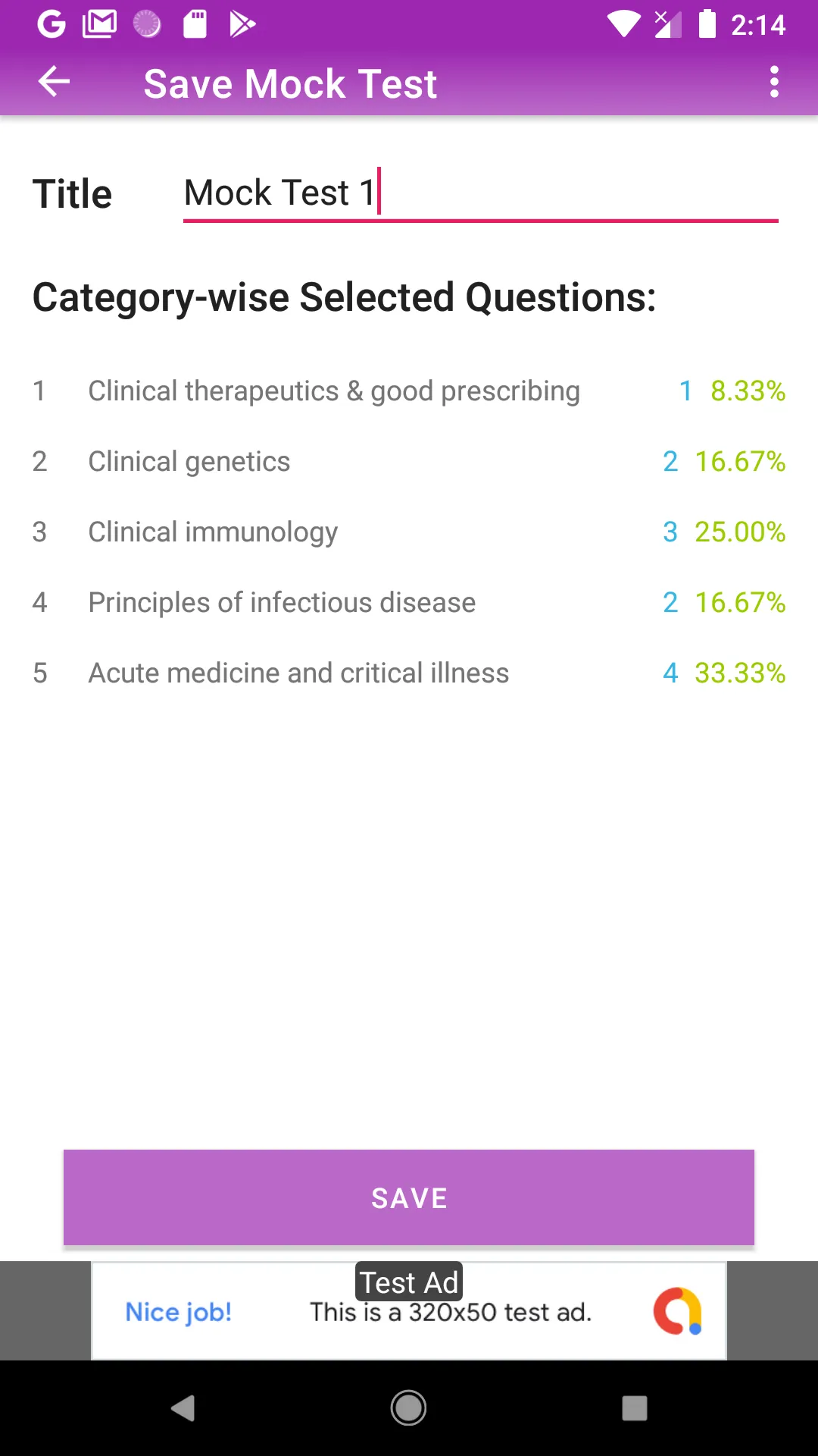 Medicine Self Assessment MCQs | Indus Appstore | Screenshot