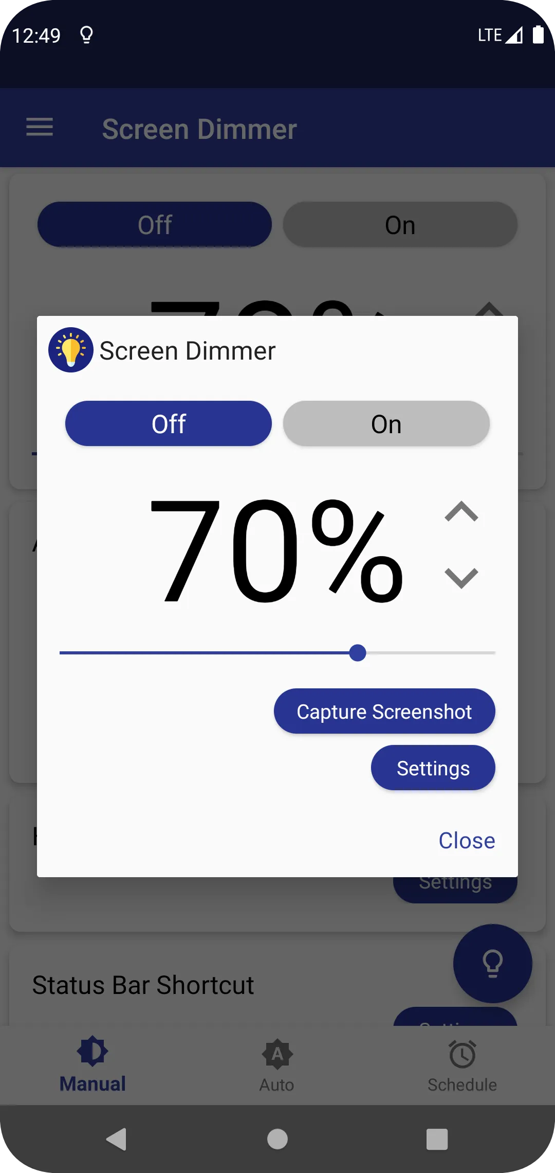 Auto Screen Dimmer | Indus Appstore | Screenshot