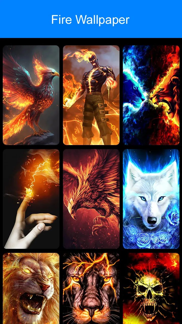 Fire Wallpaper 2024 | Indus Appstore | Screenshot