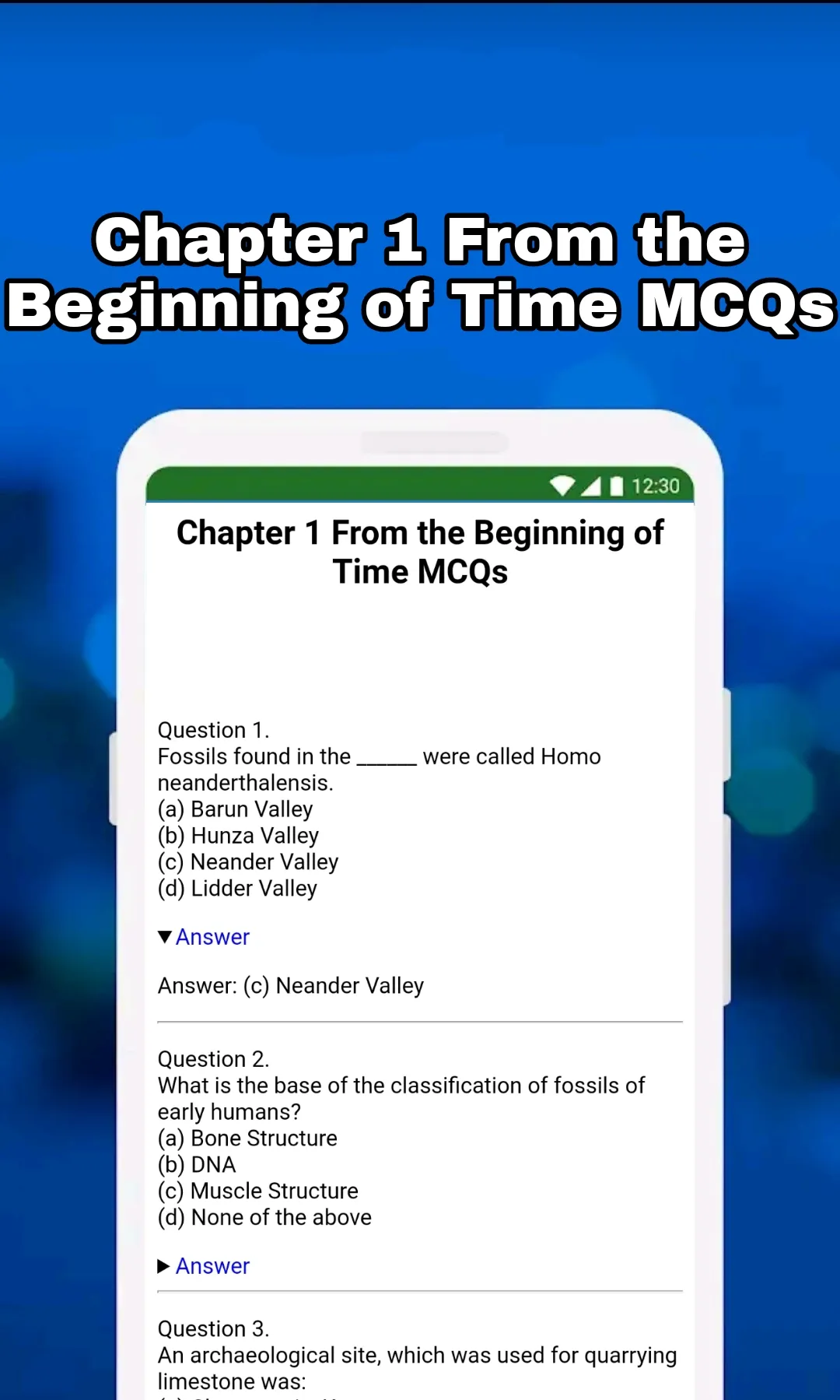 Class 11 History Notes & MCQs | Indus Appstore | Screenshot