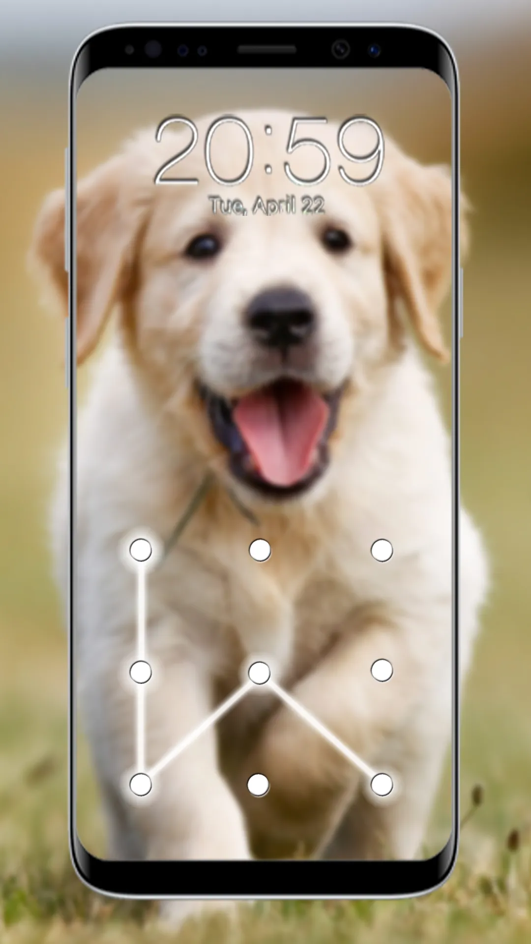 Puppy Dog Lock Screen | Indus Appstore | Screenshot