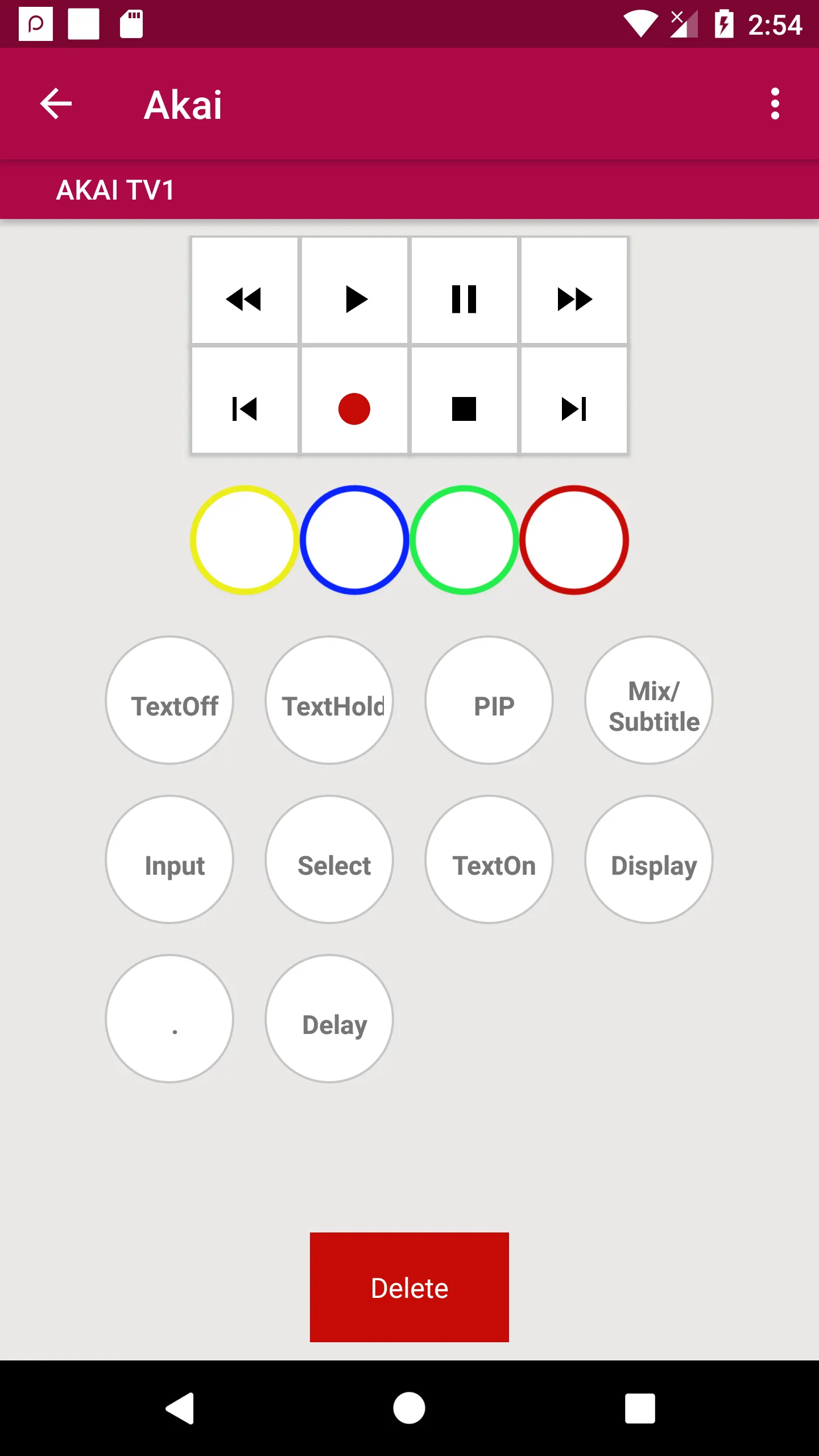 Universal Remote For Akai | Indus Appstore | Screenshot