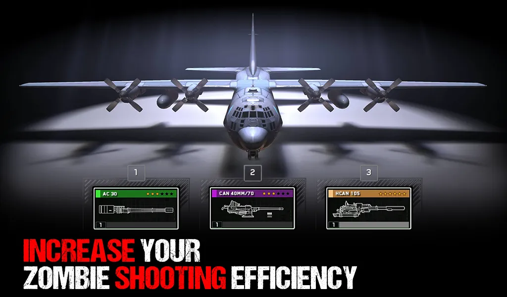 Zombie Gunship Survival: AC130 | Indus Appstore | Screenshot