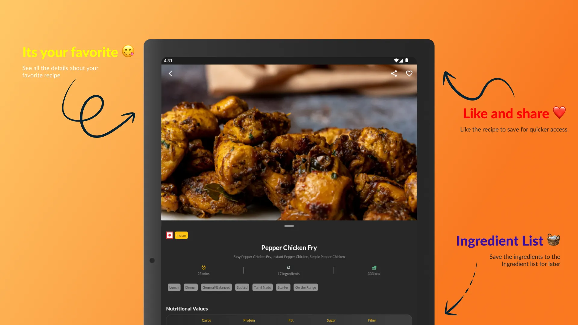 Ayini - Recipe app | Indus Appstore | Screenshot