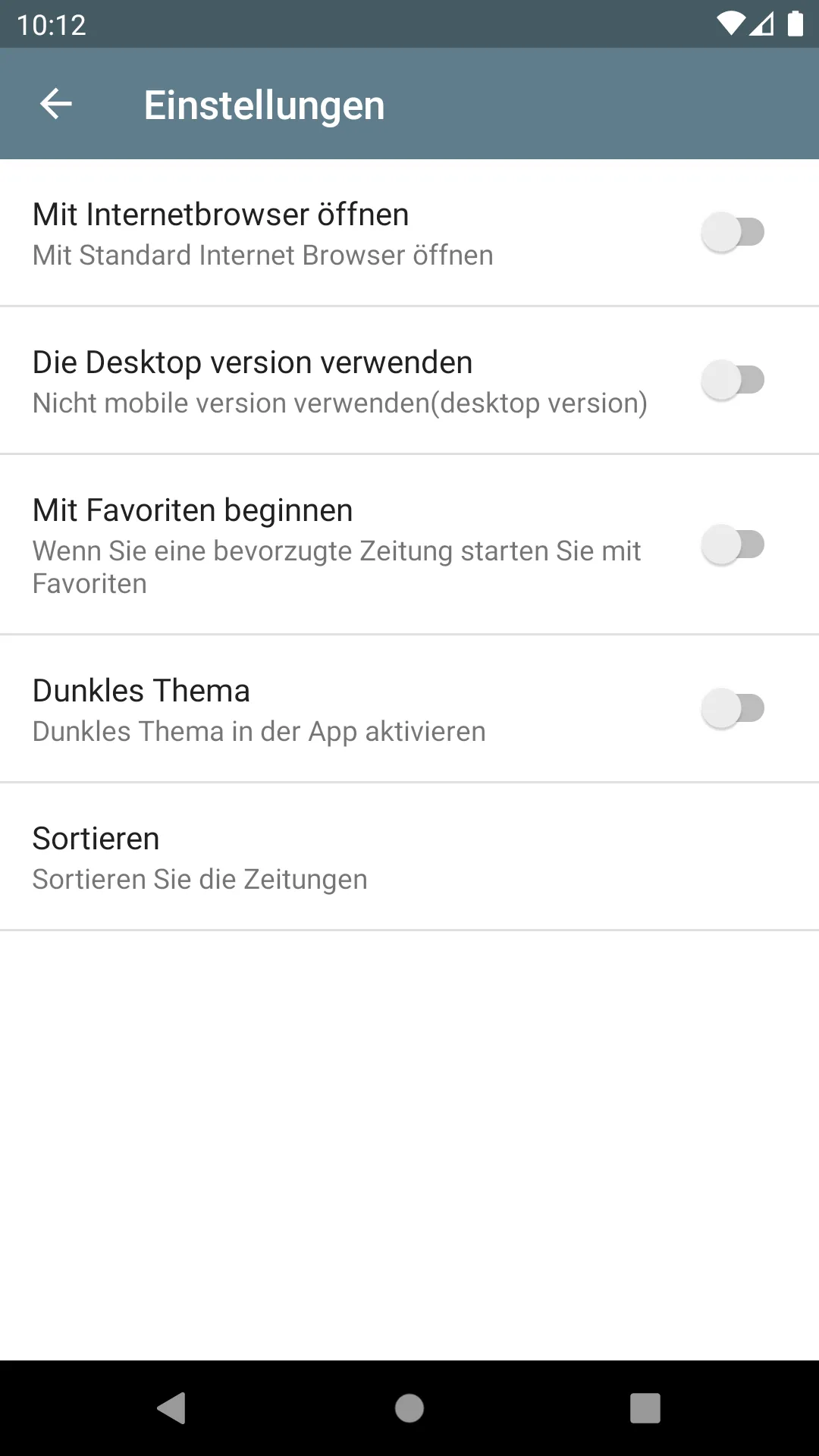 Deutsche Zeitungen | Indus Appstore | Screenshot