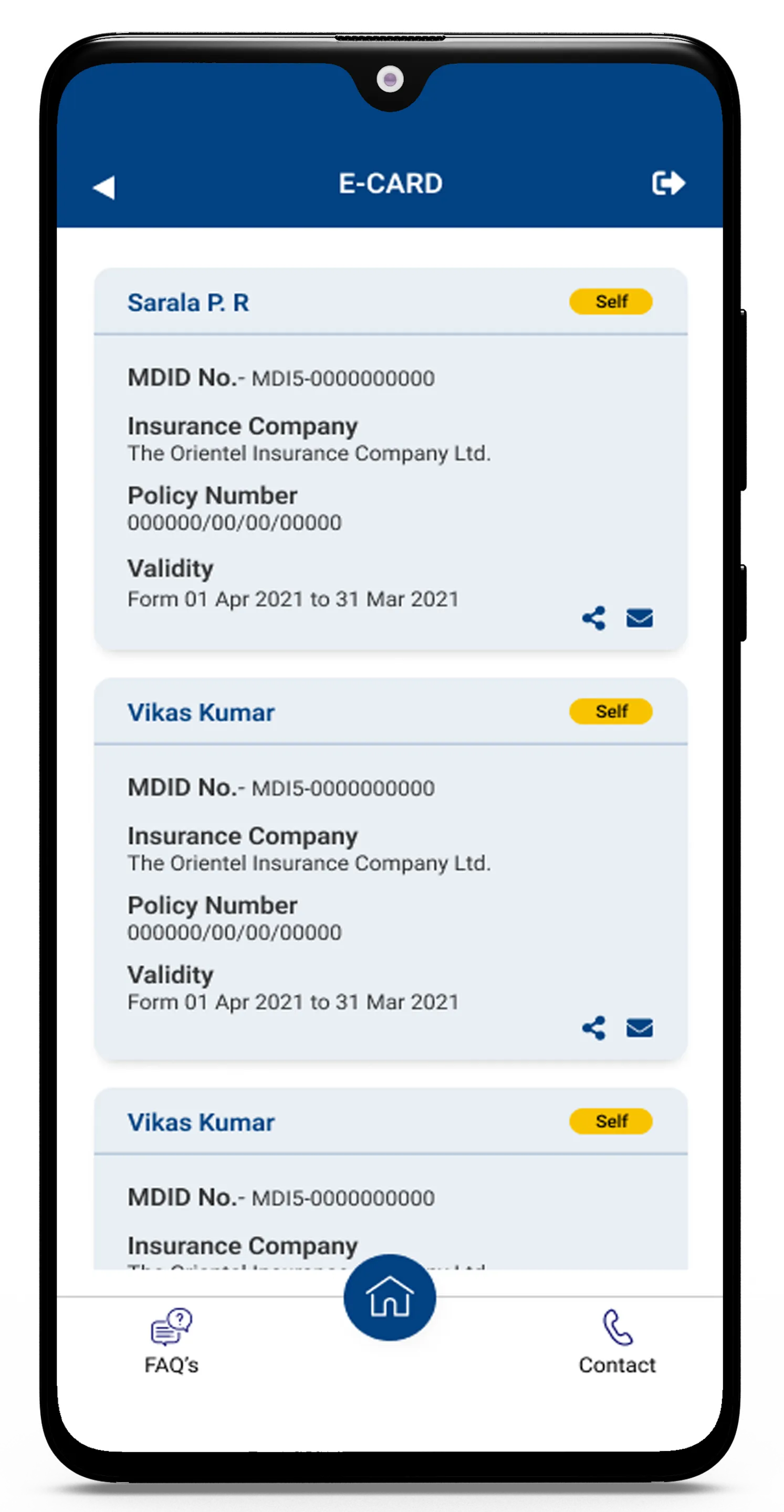 MDI LIC Mediclaim | Indus Appstore | Screenshot