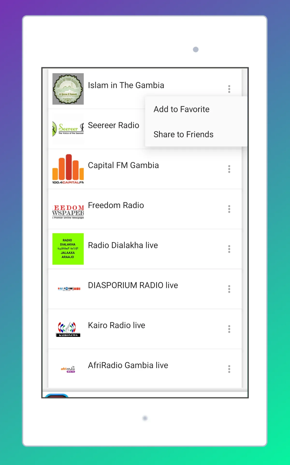 Radio Gambia + Radio Gambia FM | Indus Appstore | Screenshot