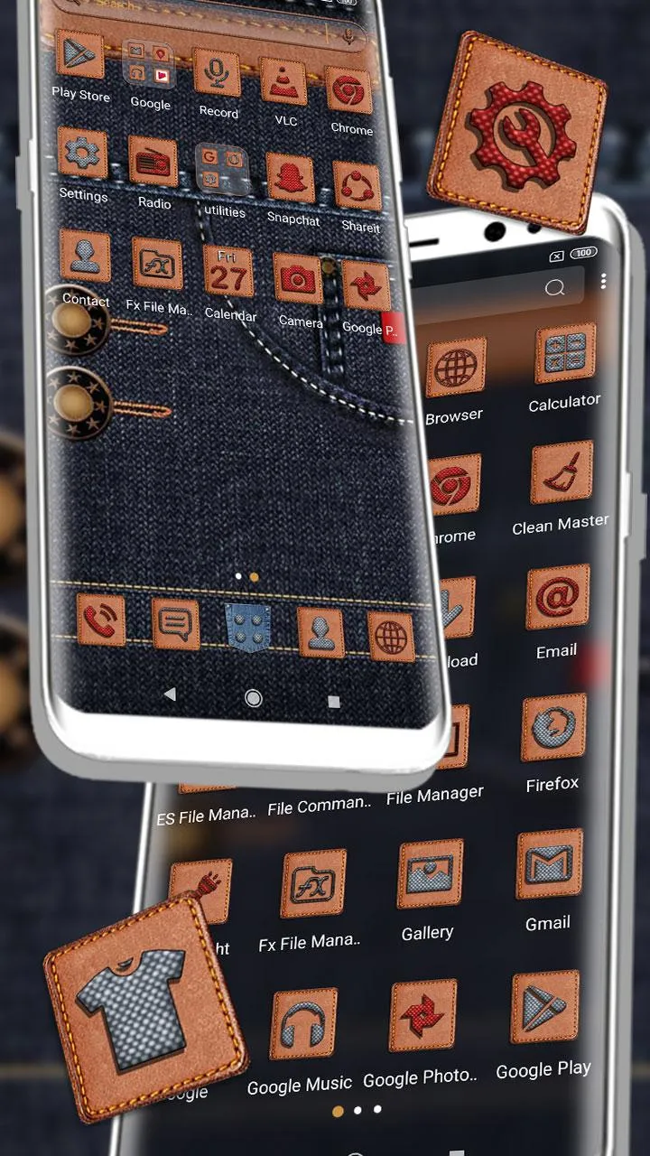 Denim Jeans Launcher Themes | Indus Appstore | Screenshot