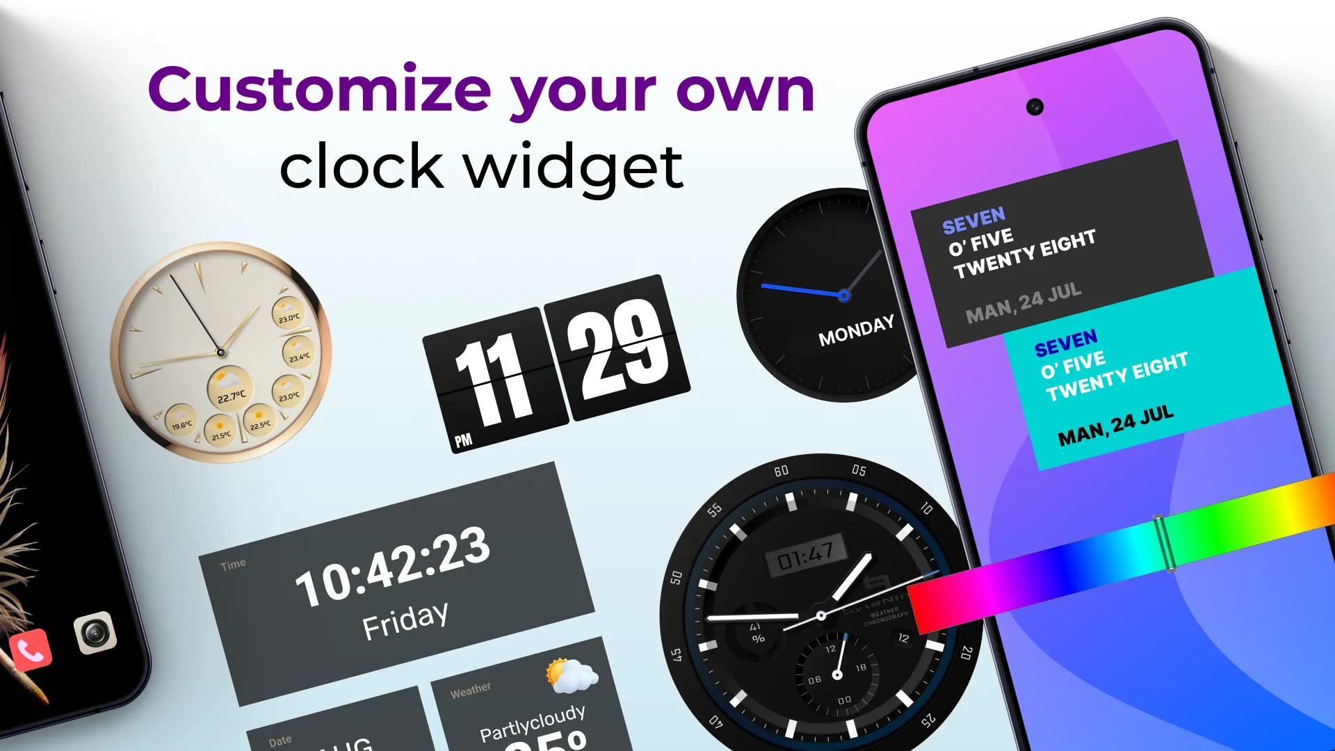 Android Clock Widgets | Indus Appstore | Screenshot