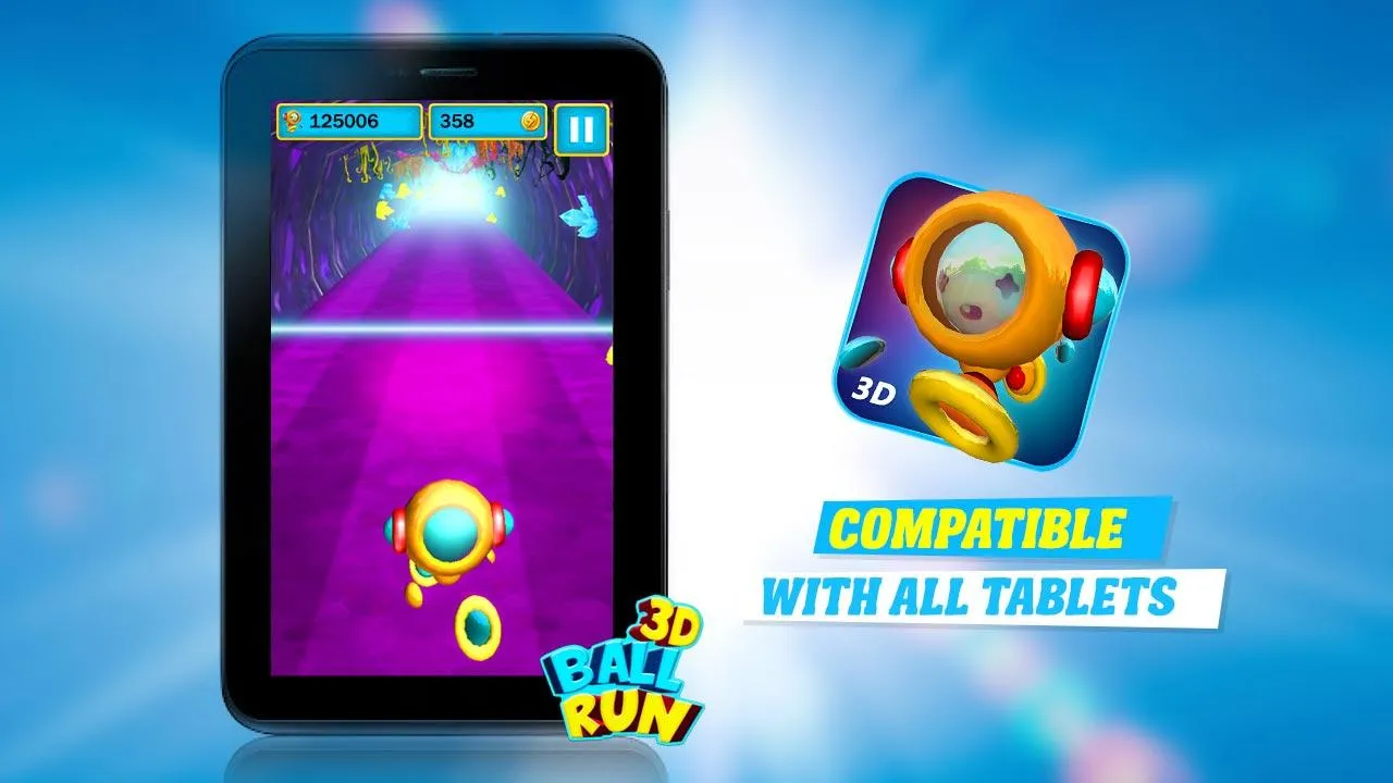 3D BALL RUN - FREE | Indus Appstore | Screenshot