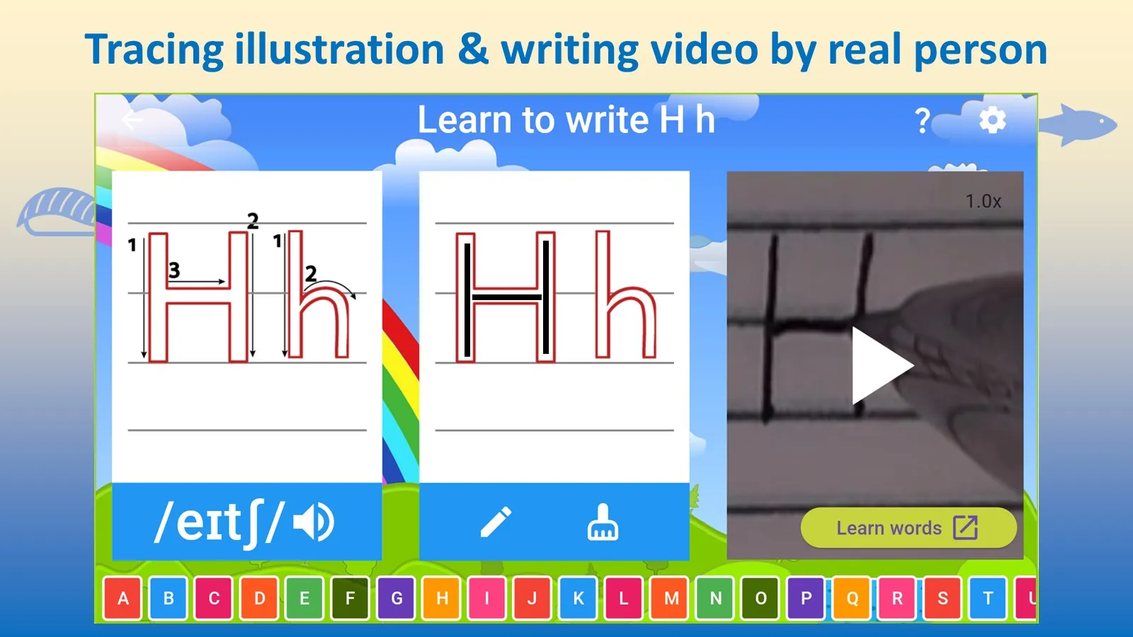 ABC English Alphabet Chart | Indus Appstore | Screenshot