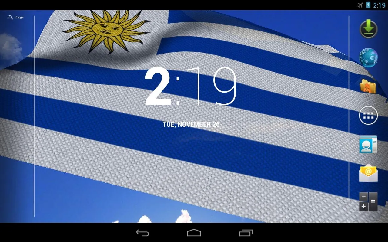 Uruguay Flag Live Wallpaper | Indus Appstore | Screenshot