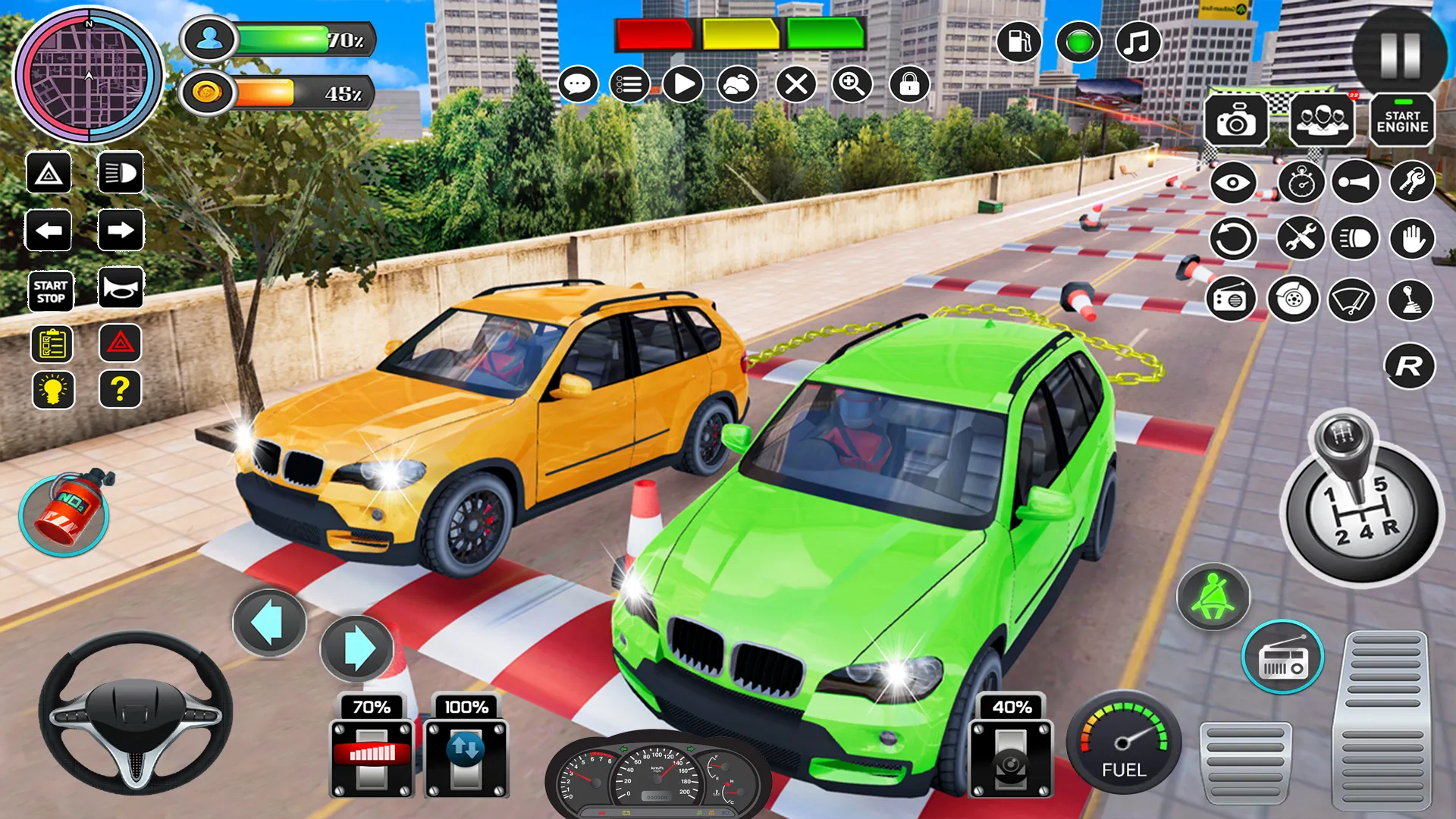 Chained Car Racing Stunts Game | Indus Appstore | Screenshot