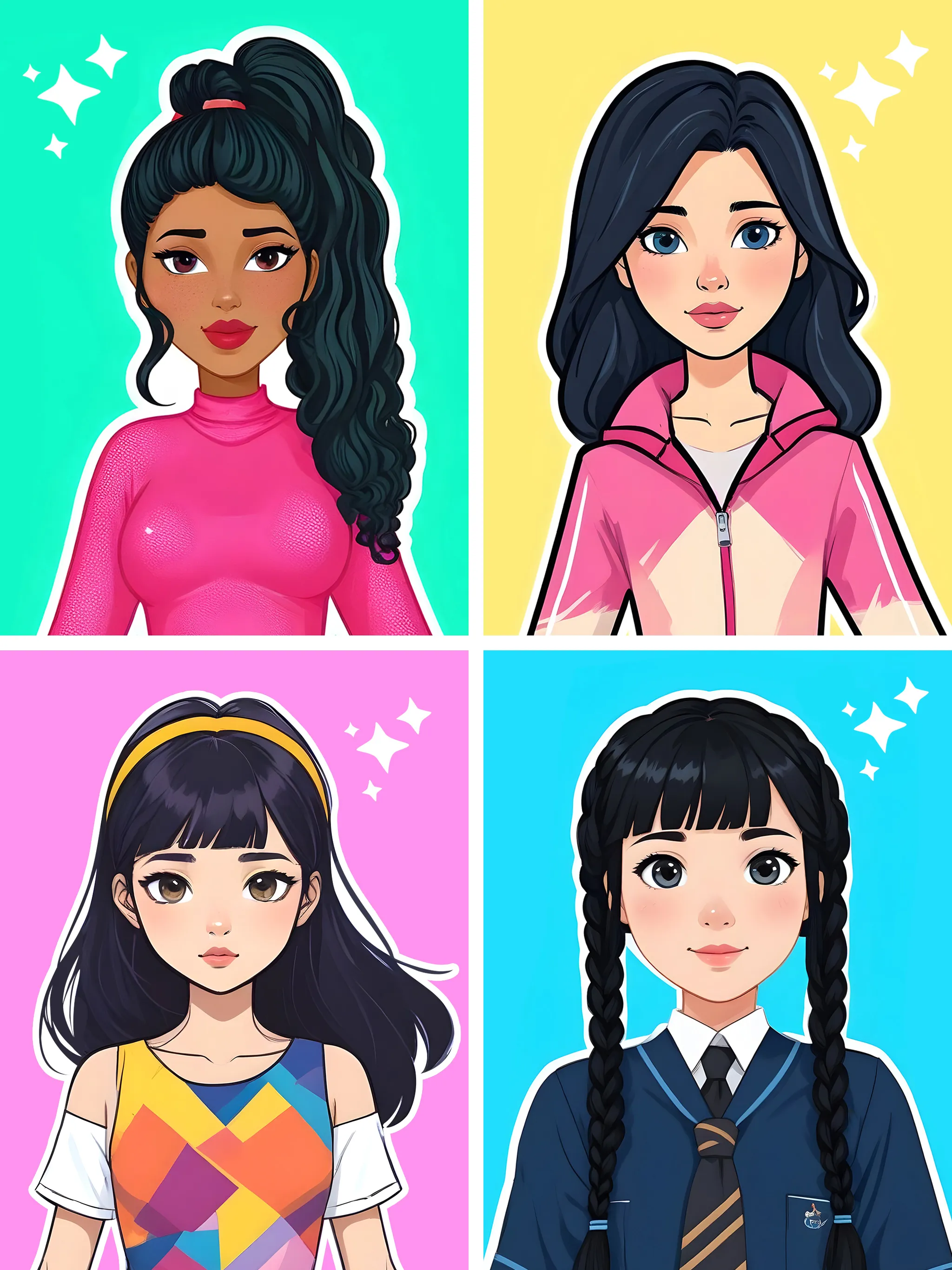 Sticker Doll DIY Dressup Diary | Indus Appstore | Screenshot