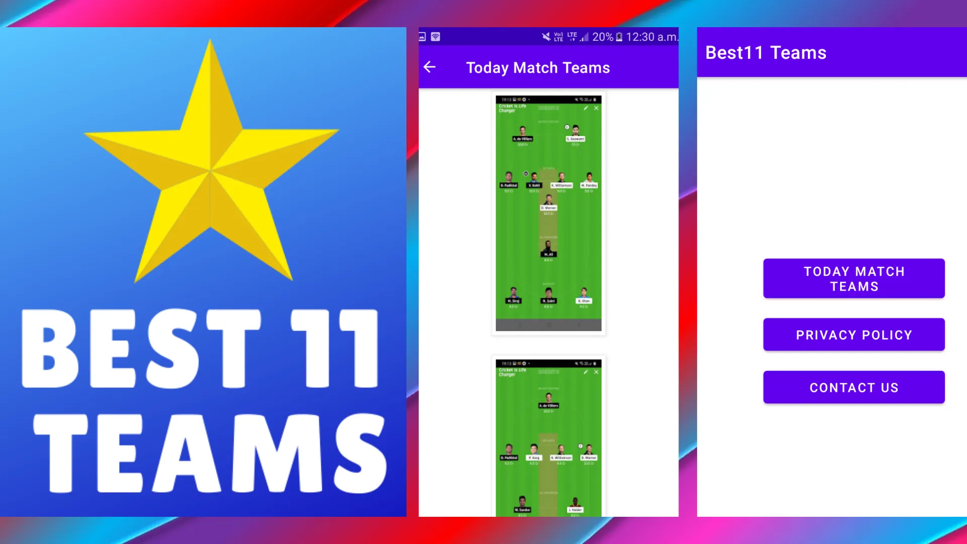 Best11 Teams | Indus Appstore | Screenshot