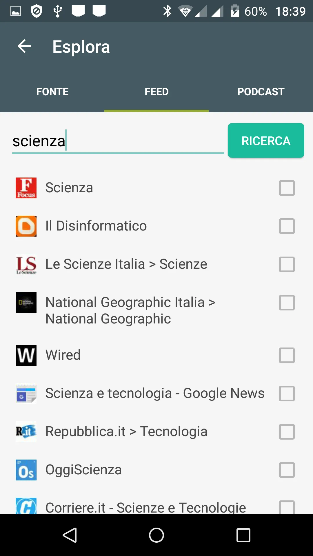 Scienze News | Indus Appstore | Screenshot