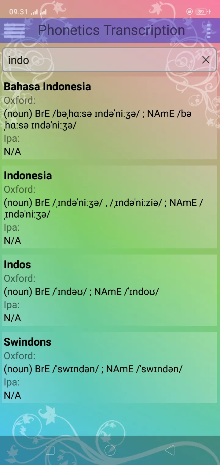 AB Phonetics Transcriptions | Indus Appstore | Screenshot