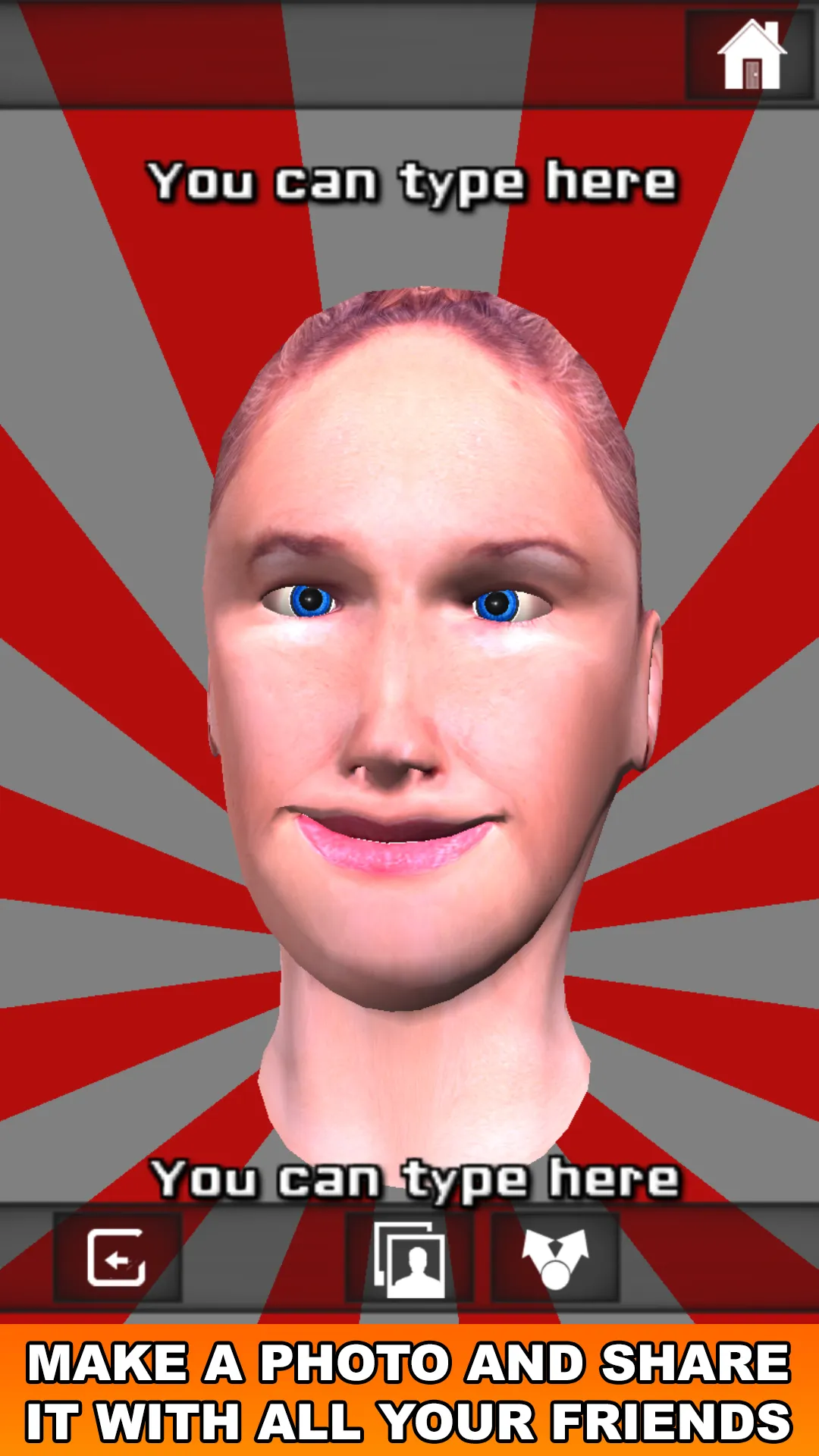 Warp My Talking Face: 3D Head | Indus Appstore | Screenshot