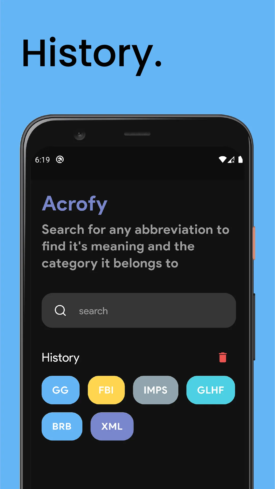 Acrofy - Acronym Finder | Indus Appstore | Screenshot