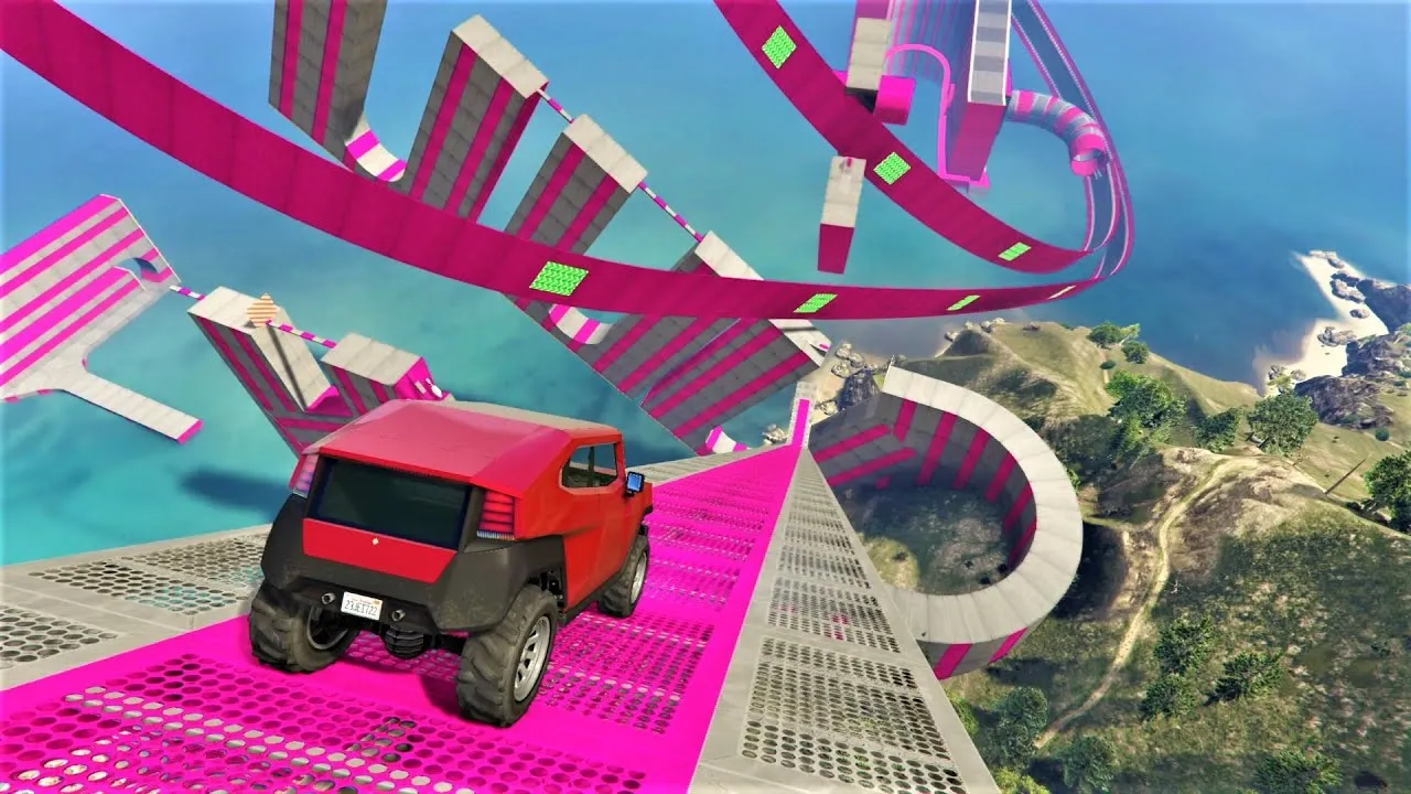 Car Parkour: Sky Racing 3D | Indus Appstore | Screenshot