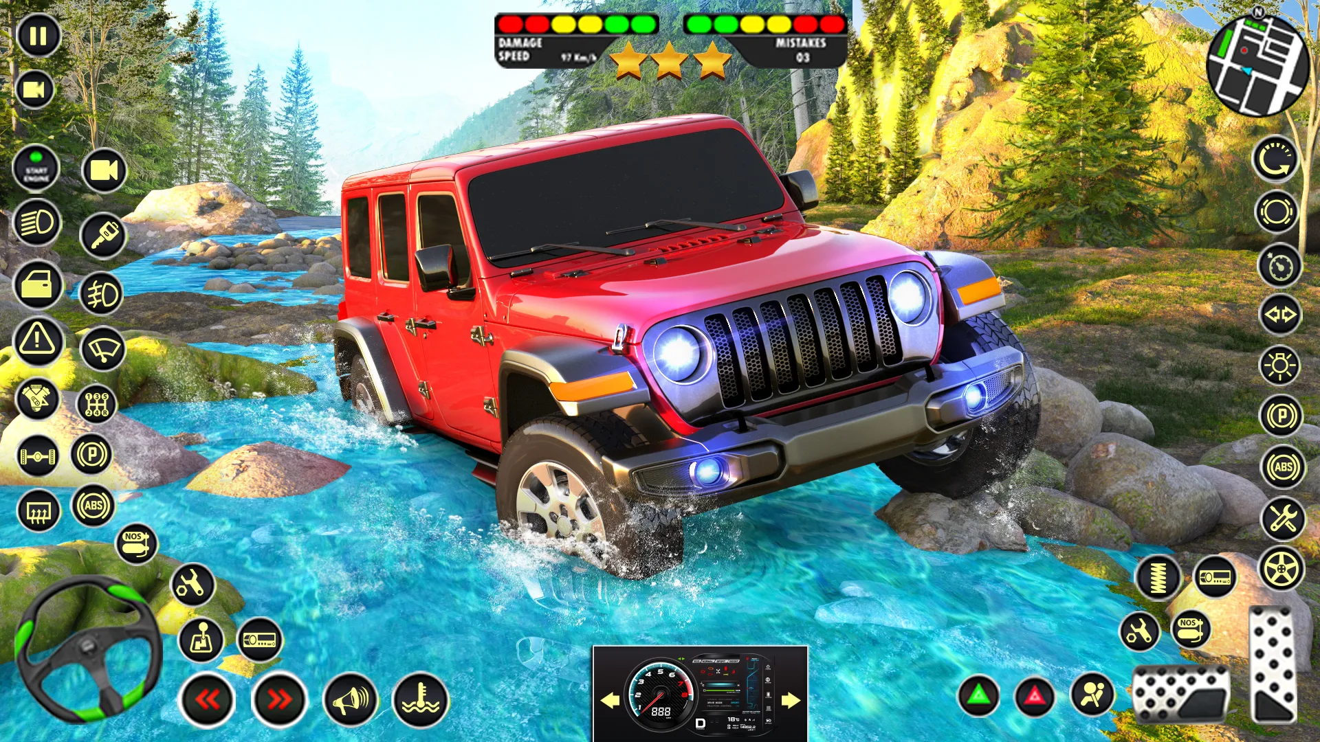 US Offroad Fury Car Driving 3D | Indus Appstore | Screenshot