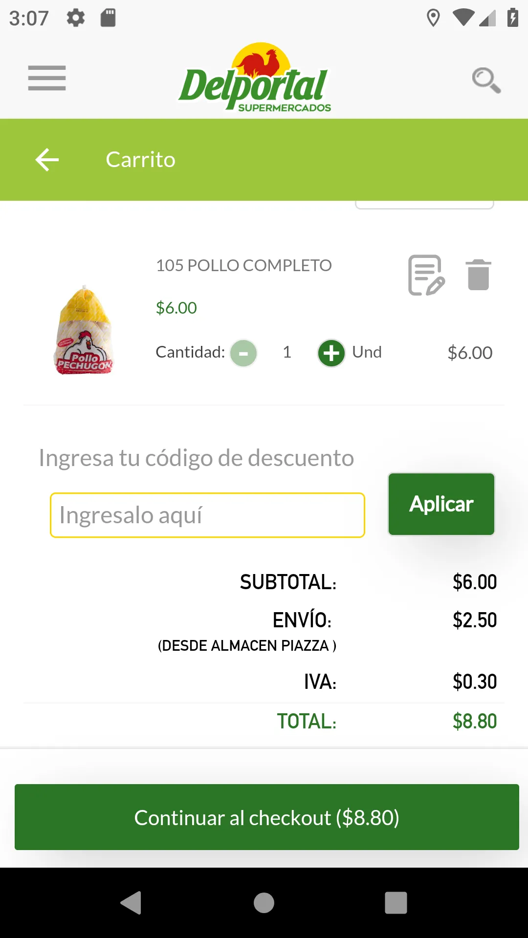 Supermercados Delportal | Indus Appstore | Screenshot