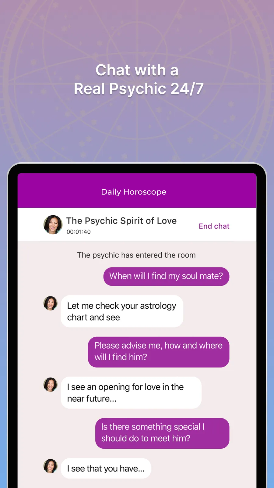 Psychic Text: Tarot Reading | Indus Appstore | Screenshot