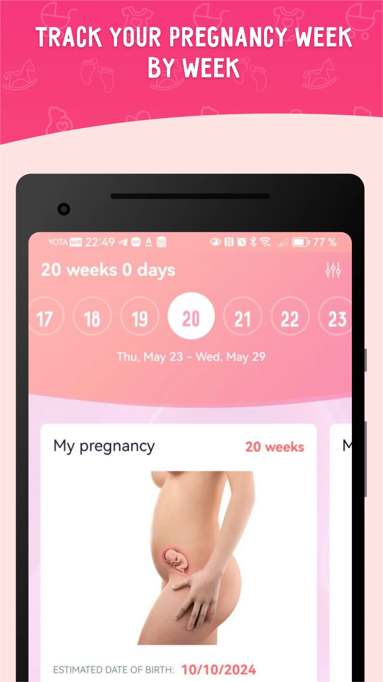 Pregnancy Tracker Momsline | Indus Appstore | Screenshot