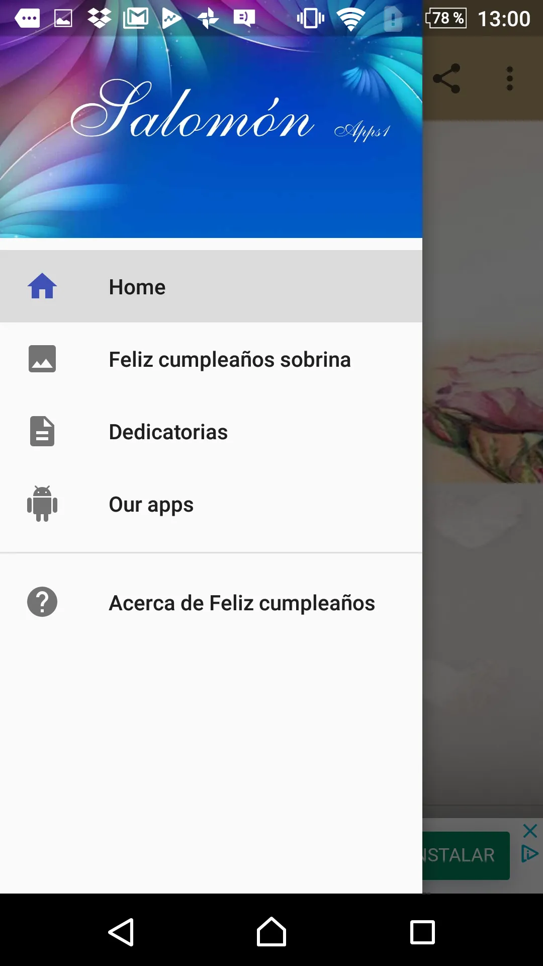 Aniversario sobrina estimada | Indus Appstore | Screenshot