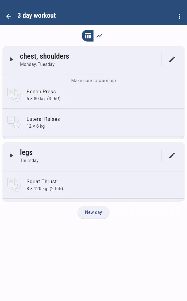 wger Workout Manager | Indus Appstore | Screenshot