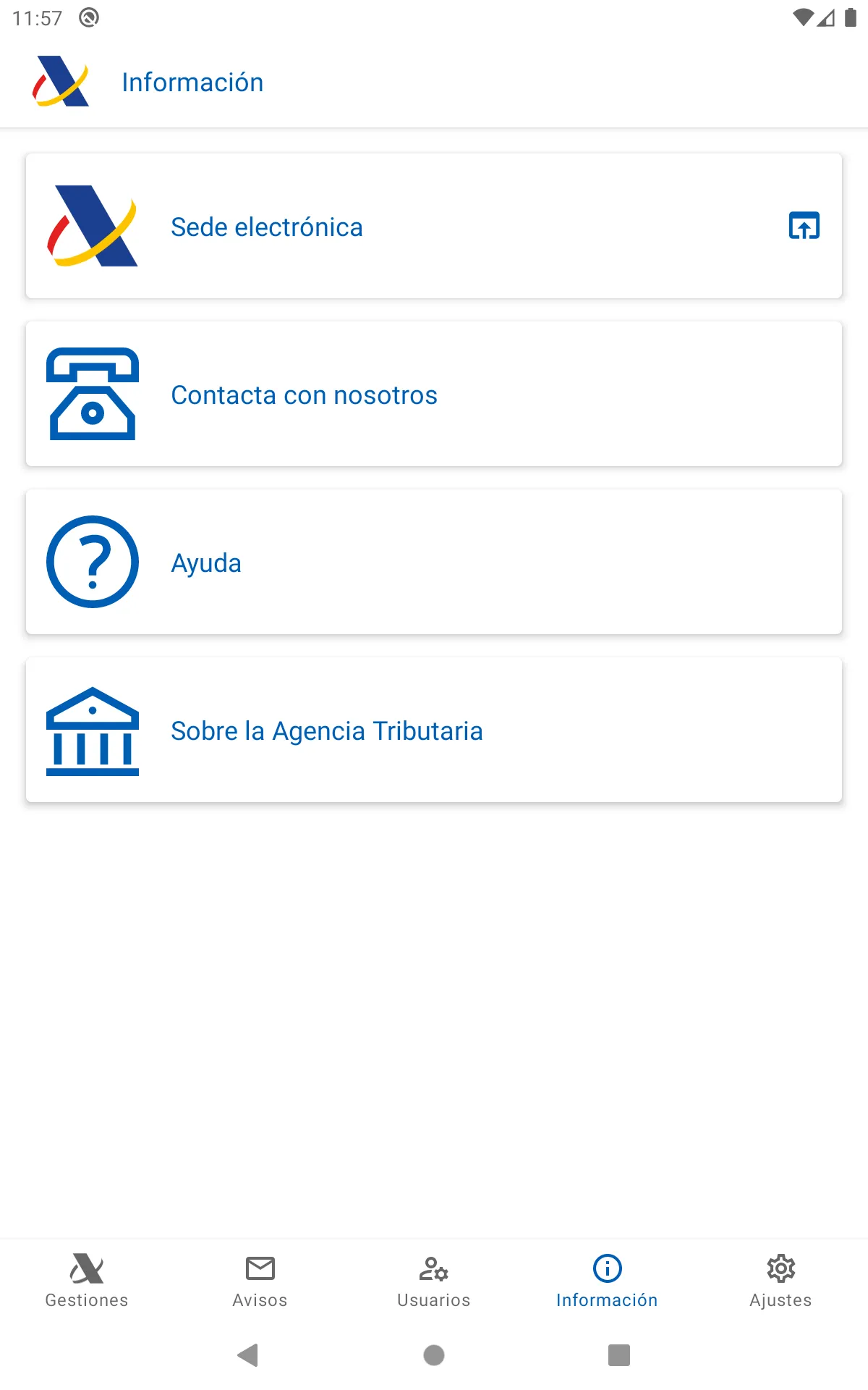 Agencia Tributaria | Indus Appstore | Screenshot