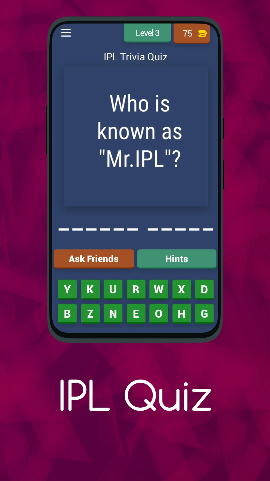 IPL Quiz | Indus Appstore | Screenshot