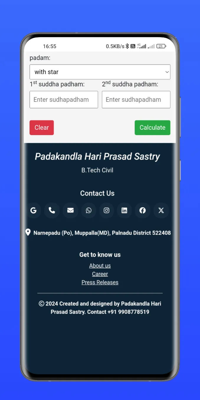 Maya Vastu Calculator | Indus Appstore | Screenshot